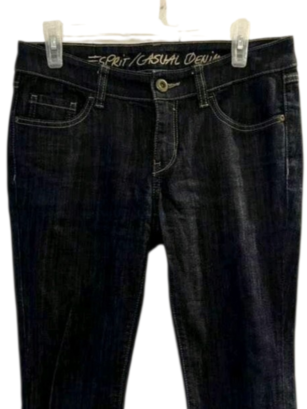 🌟Esprit Dark Blue Casual Denim Capris - Picture 2 of 5